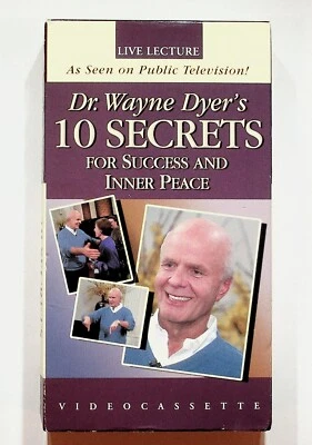 Wayne Dyer 10 Secrets For Success And Inner Peace VHS Video Tape - Image 1 of 3