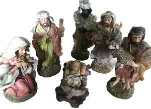 K's Collection Nativity Figurines Christmas 6 pieces - Picture 1 of 9