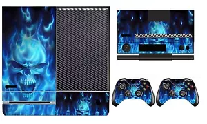 Blue Fire 256 Vinyl Cover Skin Sticker for Xbox One & Kinect & 2 controller skin - Picture 1 of 1