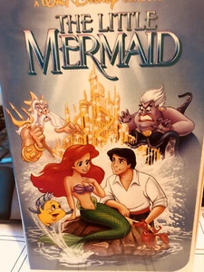 Walt Disney Little Mermaid VHS Banned Cover art Clamshell Box - Picture 1 of 7