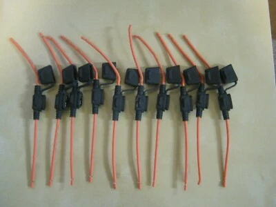 QTY 10 Littelfuse in-line waterproof ATO blade fuseholder FHAC0002ZXJ 12awg auto - Image 1 of 4