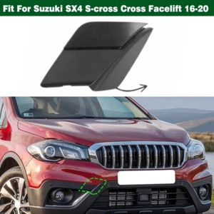 Front Bumper Tow Hook Cap Cover For Suzuki SX4 S-cross Cross Facelift 2016-2020 - Picture 1 of 7