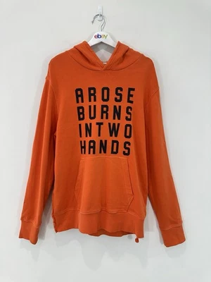 Ksubi Hoodie Men M Orange Arose Burn In Two Hands Cotton - image 1 of 4