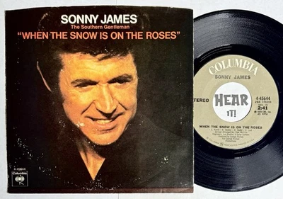 Классическая Страна PS 45 SONNY JAMES Когда Снег Включен / Любовь КОЛУМБИЯ Слышит EX - Изображение 1 из 4