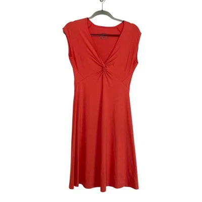 Patagonia Womens Bandha Dress Size Medium Orange Stretch Outdoors Camping Casual - Image 1 of 4