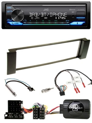 JVC Bluetooth DAB USB Lenkrad Autoradio für Audi A3 A6 2000-2004 - Bild 1 von 4