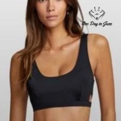RVCA Solid Bralette Bikini Top Size XS - Imagem 1 de 4