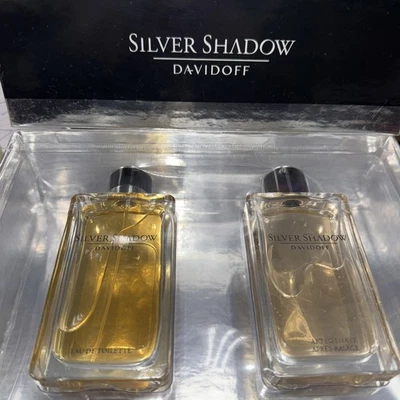 Silver Shadow by Davidoff Conjunto Masculino 2 peças eau de toilette 3.4FL e loção pós-barba 3.4oz - Imagem 1 de 4