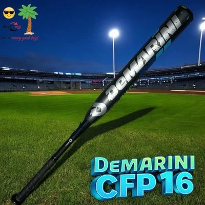 Bate de softbol lanzamiento rápido Demarini CF8 CFP16 33" 23 oz -10 mitad y mitad L👀K BONITO Foto 1 de 4