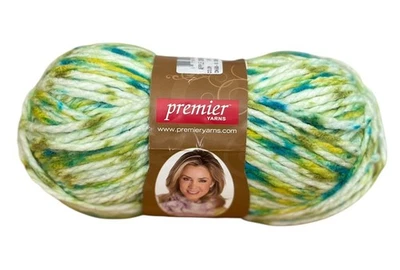 Premier Deborah Norville Serenity Chunky Yarn Apple Orchard 109 yds Green Yellow - Image 1 of 4