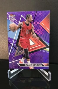#'ed/99 DEMAR DEROZAN 2024 Topps Finest Uncommon Purple Checkerboard Refractor - Picture 1 of 2