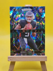 2024 Panini Prizm - Prizmatic Michael Penix Jr. #10 Green Ice Prizm (RC) - Picture 1 of 2