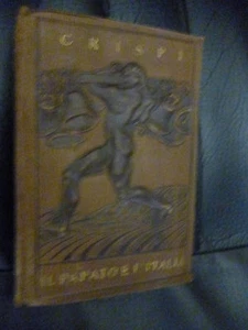 BREVIARI INTELLETTUALI CRISPI IL PAPATO ITALIA LEG. PIENA PELLE A SBALZO - Foto 1 di 1
