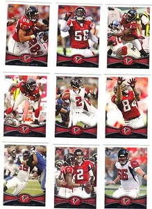 Juego de equipo Topps Atlanta Falcons 2012 Matt Ryan Julio Jones blanco Tony Gonzalez 10 - Imagen 1 de 1