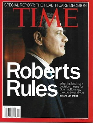 Time Magazine Justice John Roberts Health Care Urban Biking Sigourney Weaver  - Image 1 of 4