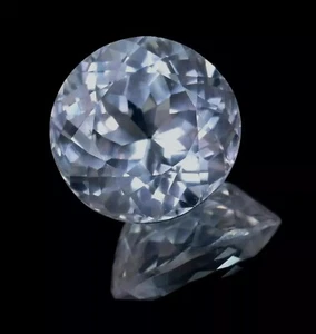 Impresionante piedra preciosa redonda de danburita blanca mexicana natural certificada de 10,25 quilates - Imagen 1 de 7