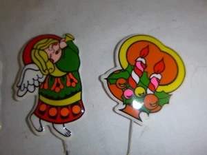7 NUEVO DE LOTE ANTIGUO Años 70 MOD Vinilo Hinchado Pick Decoraciones Genial Ángel Vela Taiwán - Imagen 1 de 5