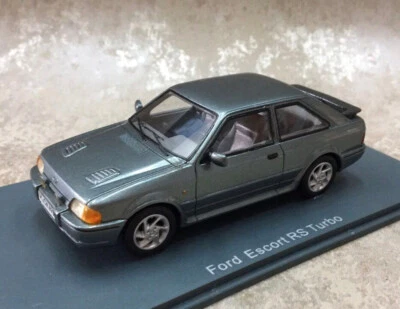 NEO 1/43 Scale Resin Model Ford Escort RS Turbo Gray - Image 1 of 4