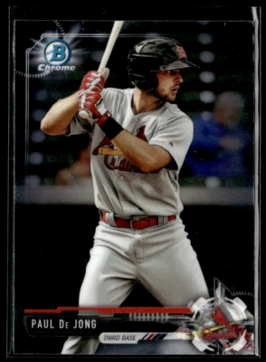 2017 Bowman Chrome Prospect #BCP26 Paul De Jong Cardinals  - Image 1 of 2