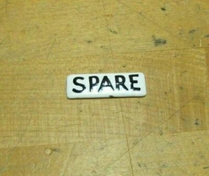 Mini letrero pequeño de porcelana esmaltada planta industrial antigua de repuesto - Imagen 1 de 4