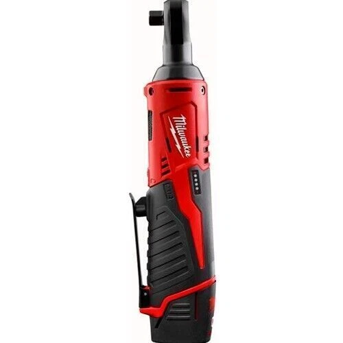 Milwaukee M12 2457-21 3/8'' 12V Li-Ion Battery Cordless Ratchet Wrench