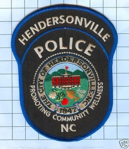 Police Patch - North Carolina - HENDERSONVILLE - Picture 1 of 1