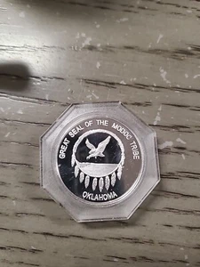 1976 Sovereign Nation Of The Modoc Approx 0.82 oz Silver 0.999 - Picture 1 of 2