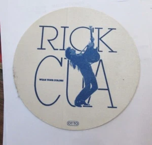 RICK CUA BACKSTAGE PASS ORIGINAL UNUSED COLLECTIBLE RARE ROCK - Picture 1 of 2