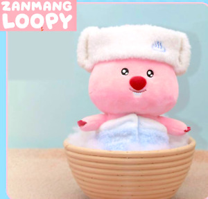 ZANMANG LOOPY Plush NEW Bath Towel Spa Pink Beaver Doll USA SELLER AUTHENTIC