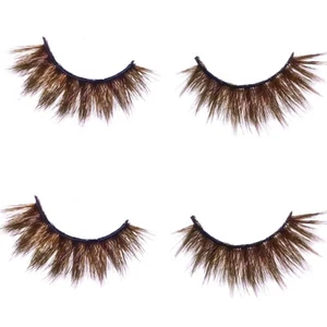 2 Paar / Braune Wimpern / VOLUME LASHES / "Africa" - Bild 1 von 11