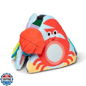Melissa and Doug Ocean Tummy Time Triangle Infant Baby Toy, Soft Sensory Toy - Picture 1 of 5