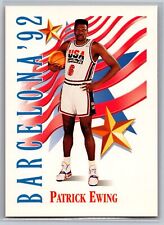 1991 SkyBox Barcelona '92 Basketball #532 Patrick Ewing HOF USA