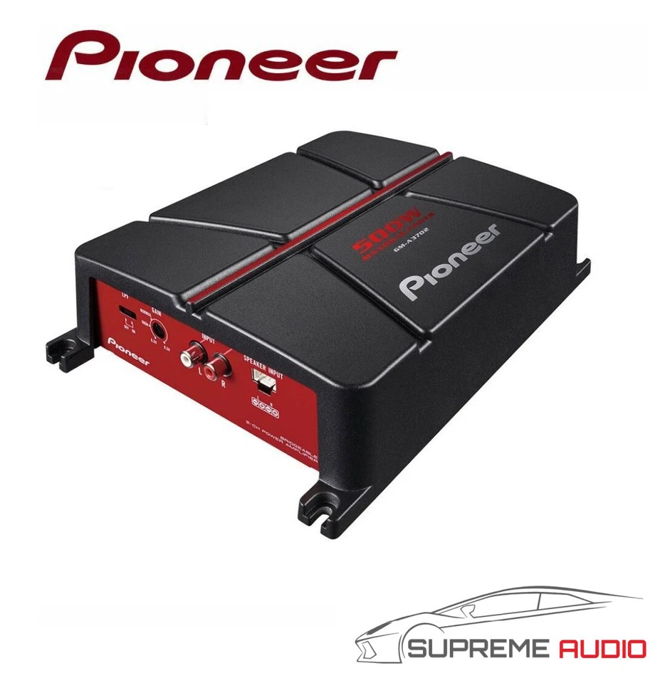 Pioneer GM-A3702 2 Channel Bridgeable Car Audio Amplifier 500Watts - Image 1 of 4