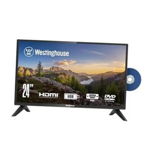 24 Inch TV with DVD Player Built in, 720p HD LED Small Flat Screen TV DVD - Picture 1 of 8