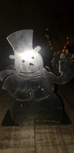 Metal Snowman Napkin Holder - Picture 1 of 1