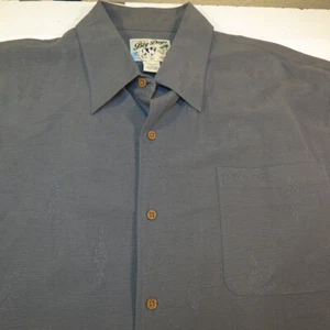 CAMISA BIG DOGS HAWAII ALOHA TROPICAL HAWAIANA BAHAMA Para Hombre L 100% Seda - Imagen 1 de 4