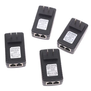AC 110V-240V to DC 12V 15V 24V 48V 0.5A 1A POE Injector power adapter3CAUFFA LZ - Photo 1/13
