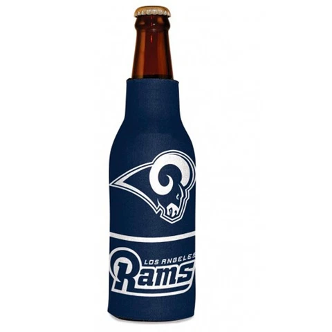 NFL Los Angeles Rams Football League Licensed Bottle Hugger Drink Cooler Cover