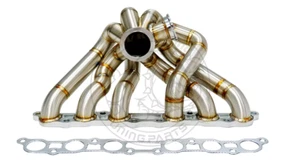 3.0‘’ V-band Flange SS304 3mm Equal L Turbo Manifold For Supra  2JZGE 1993-98 - Picture 1 of 12