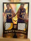 A.BROWN / D`ANGELO RUSSELL NBA 2015-16 GOLD STANDARD NEWLY MINTED DUALS (LAKERS)