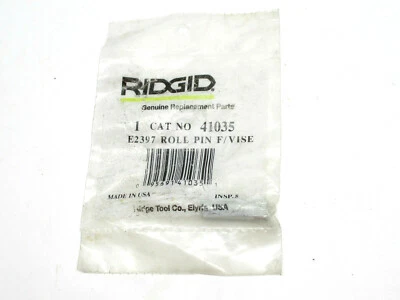 RIDGID 41035 Roll Pin for Ridgid Chain Vise E2397 Roller Made in USA - Image 1 of 3