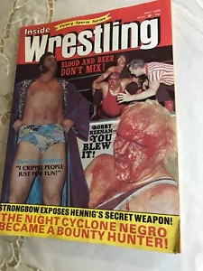 INSIDE WRESTLING-46 ISSUES FROM THE 1980'S AND 1970'S - Picture 1 of 24