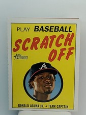 Ronald Acuna Jr. 2020 Topps Heritage 1971 Scratch Off #5 Atlanta Braves C PICS 