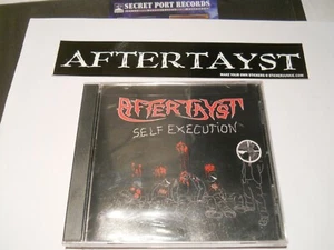 AFTERTAYST(US)-SELF EXECUTION,MEGARARE,PRIVATE SEALEDCD+sticker,THRASH,metallica - Picture 1 of 2