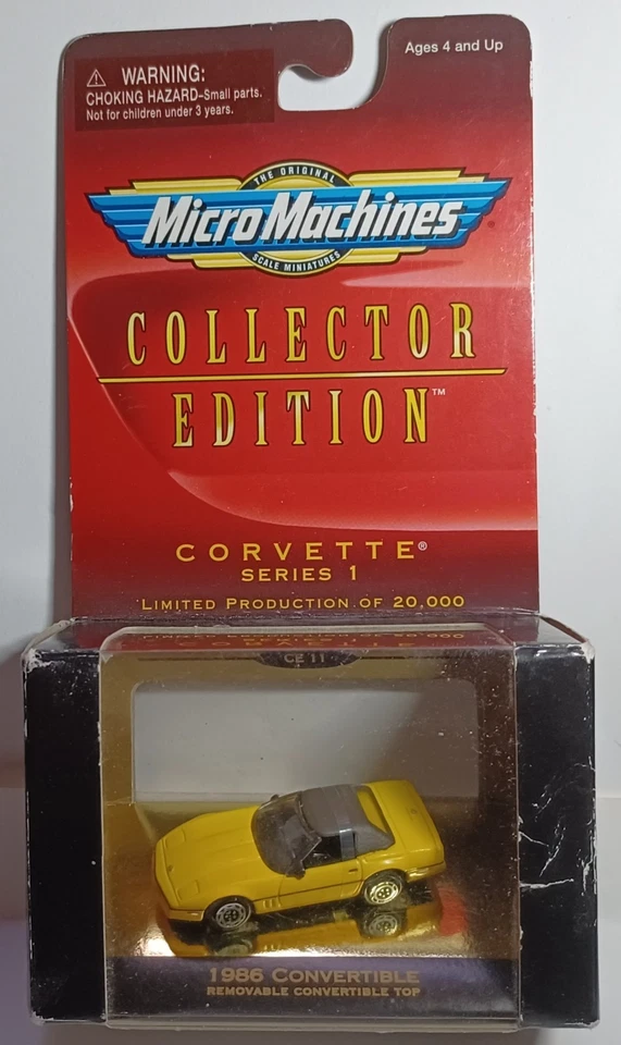 Corvette convertible Galoob Micro Machines 1998 edición coleccionista 1986 Foto 1 de 1