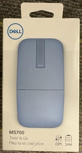 Dell MS700 MS700-BL-R-NA Wireless Bluetooth Mouse 4000 dpi - Misty Blue - Picture 1 of 5