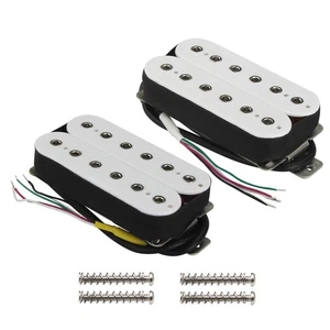 Alnico 5 Electric Guitar Neck & Bridge Pickup Set Double Coil Humbucker Picku... - Picture 1 of 3