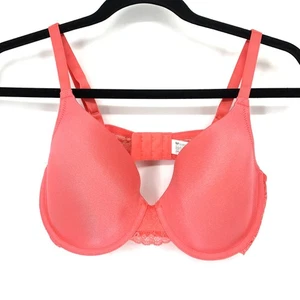 Wacoal BH Damen 34D Contour T-Shirt verstellbare Träger koralle rosa - Bild 1 von 5