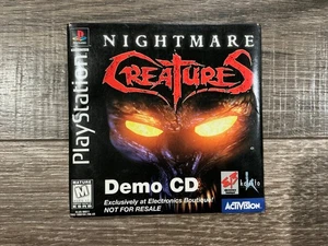CD demo PS1 Nightmare Creatures Playstation raro - Imagen 1 de 11