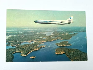 Aviation Airline Postcard FINNAIR SUD AVIATION CARAVELLE - Picture 1 of 3